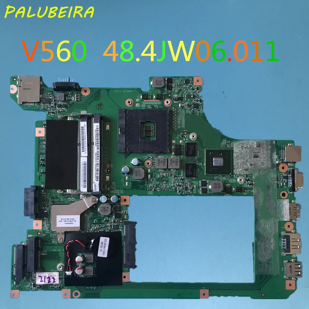 Материнская плата для ноутбука lenovo V560 hm55 jw06. 011 полностью