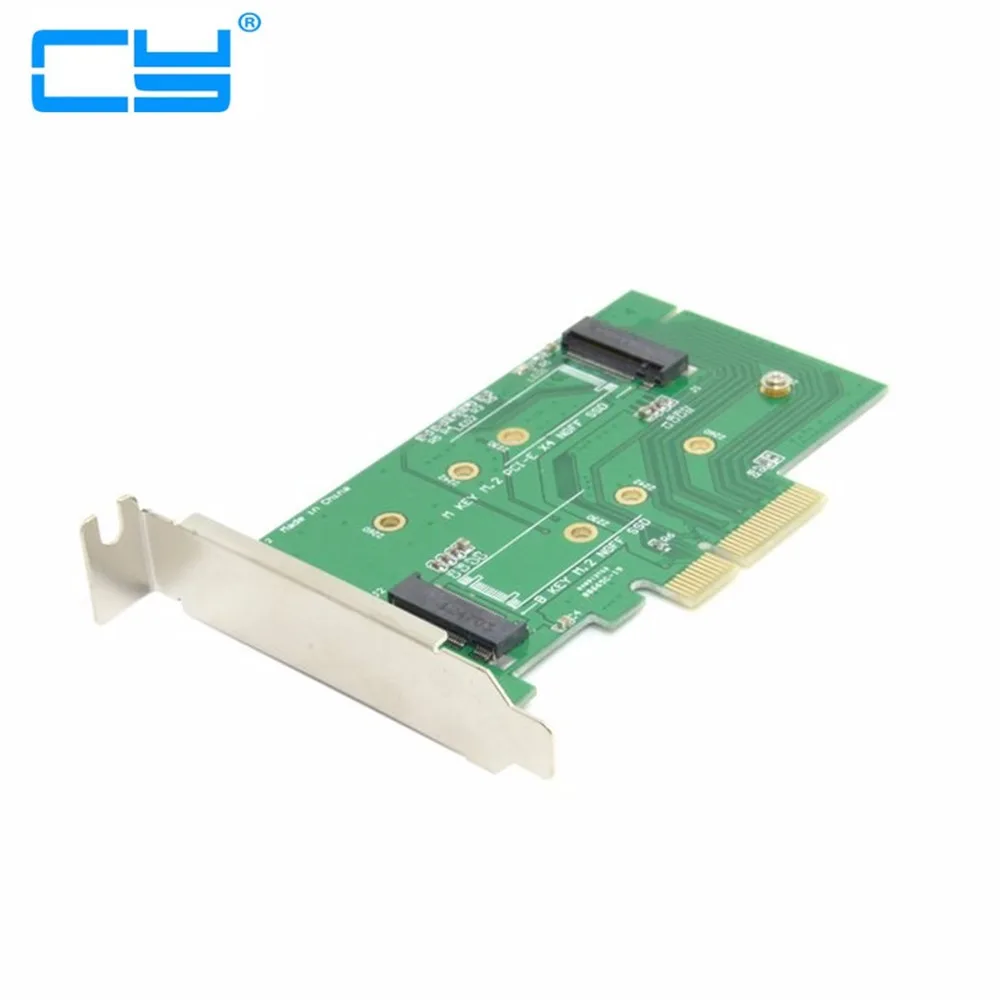 M.2 NGFF PCIe 4 LANE SSD к pci e PCIE 3 0x4 & адаптеру SATA для Samsung xp941 LITE ON IT M6E с низкопрофильным