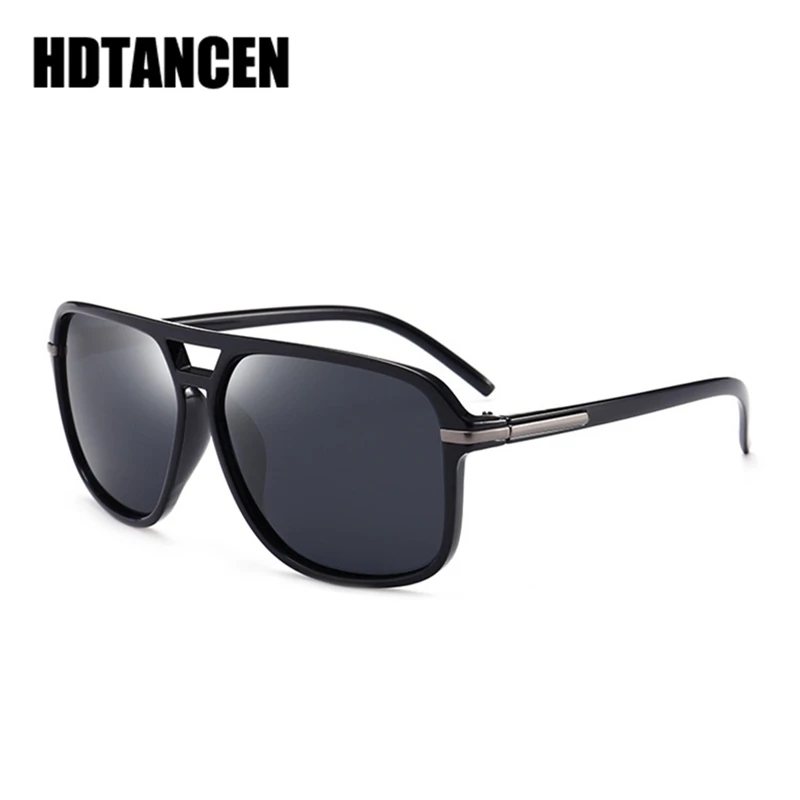 Hdtansen новые мужские Поляризованные Крупногабаритные зеркальные солнцезащитные