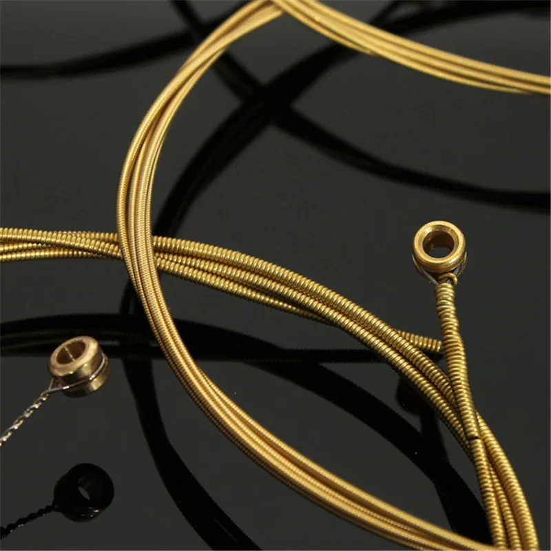 6 pcs/Set Acoustic Guitar String Musical Instruments Accessories Steel Strign For Bass Parts &amp | Спорт и развлечения