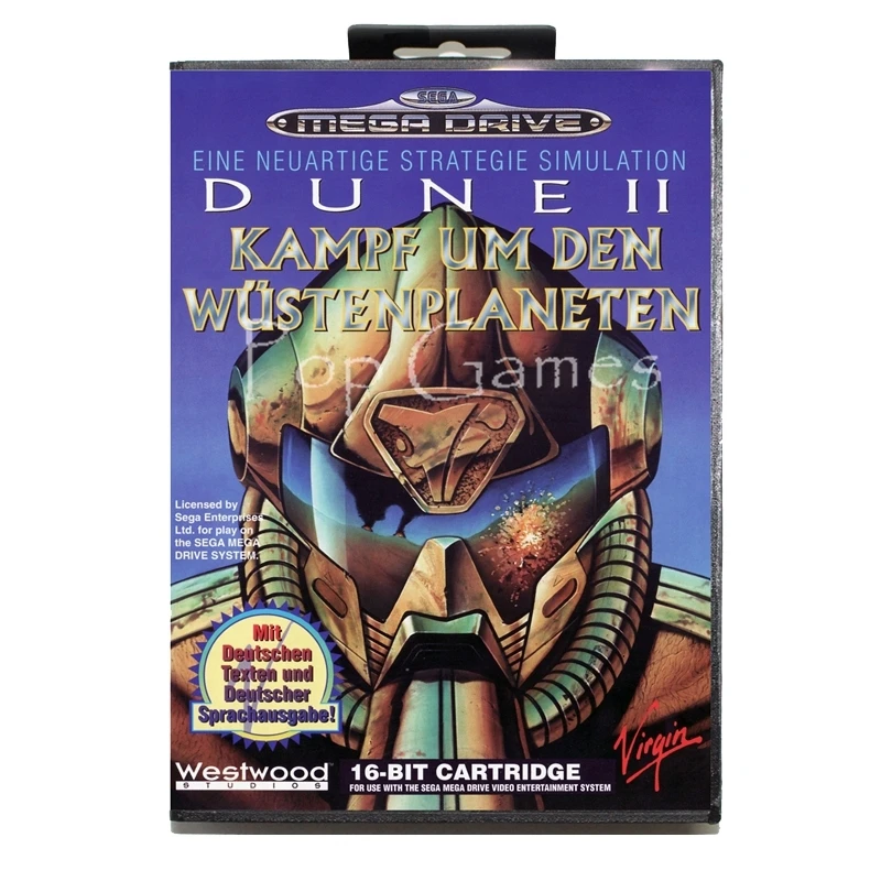 Карточка игровая для Mega Drive 16 бит с коробкой видеоконсоли Genesis|Картриджи| |