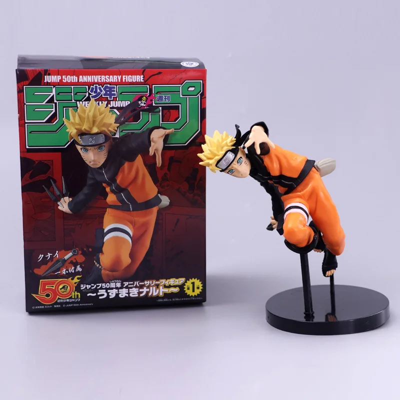 Наруто прыжок 50 летие Uzumaki фигурку игрушка кукла 16 см аниме ПВХ фигурка коллекция