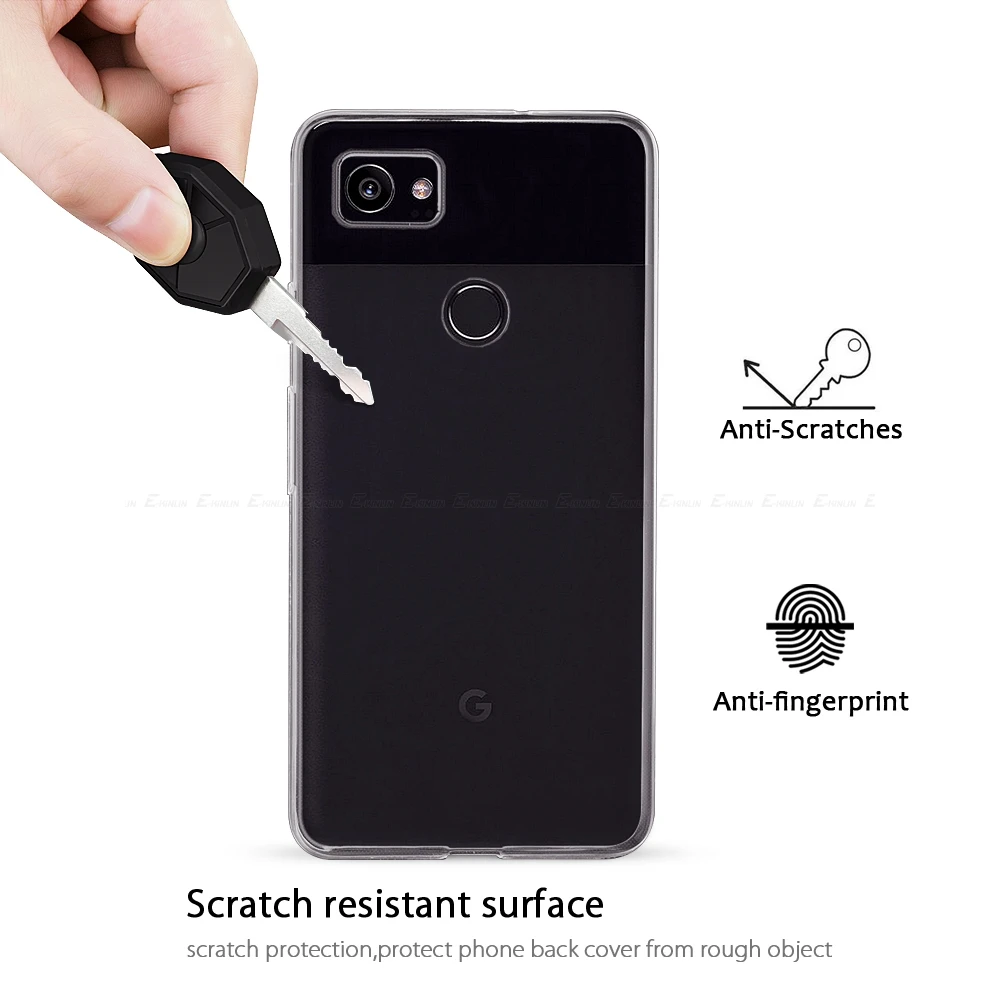 Ультратонкий тонкий прозрачный мягкий защитный чехол из ТПУ для Google Pixel 5 4a 5G 3a 3 4 2