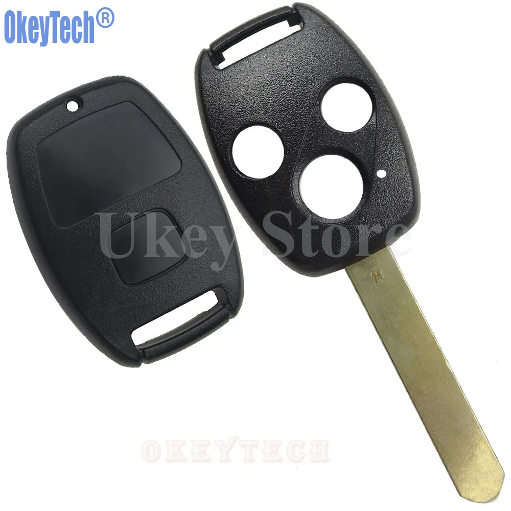 Чехол для ключей OkeyTech запасной чехол Honda Cr V Civic Insight Ridgeline 2003 2008 2009 Accord 3 кнопки|fob
