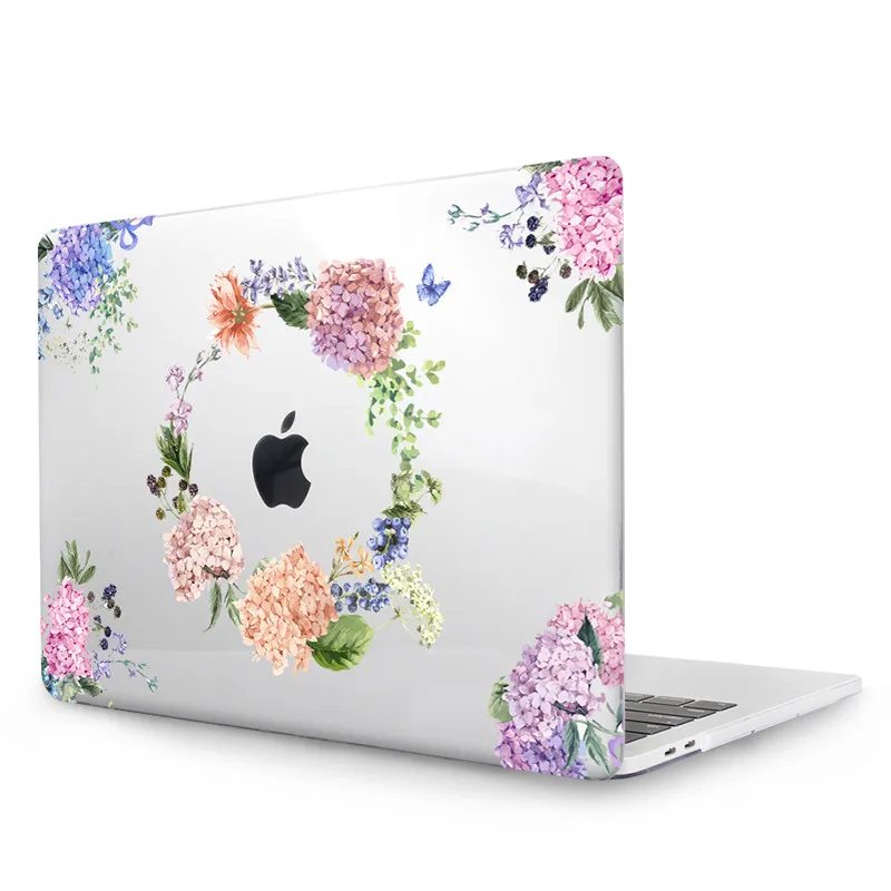 MB04 Чехол MTT с цветами и бабочками для Macbook Air Pro 11 12 13 15 retina, Жесткий Чехол для mac book 13 дюймов, чехол для ноутбука a1989 - Цвет: MB04