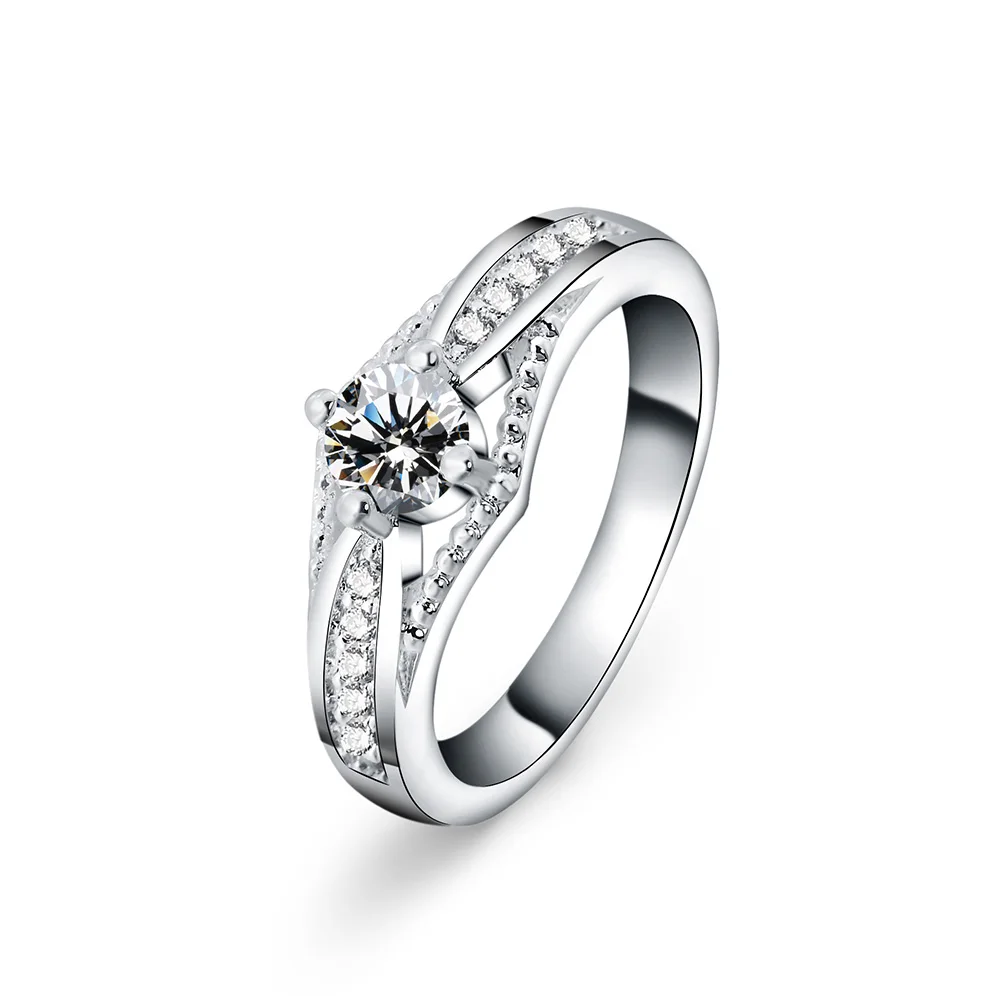 Серебряный цвет для женщин и мужчин очаровательные модные горячие продажи гладкие падение Открытое кольцо ювелирные изделия низкая цена по прейскуранту завода R12