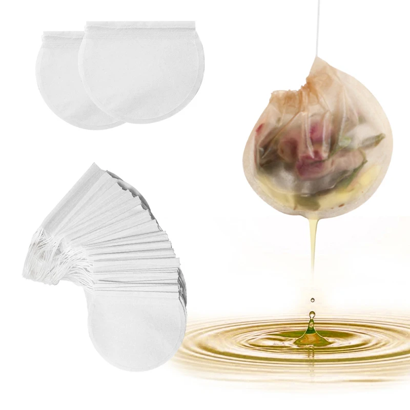 Круглые чайные пакетики 100 шт./лот пустые ароматизированные фильтр для заварки с