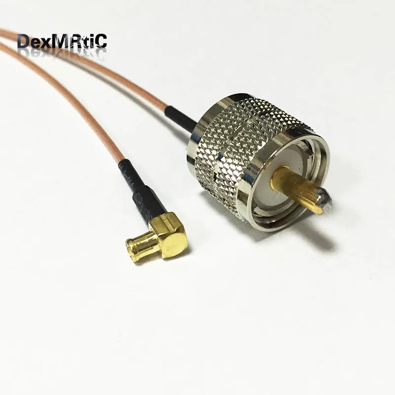 НОВЫЙ УВЧ штекер PL259 переключатель MCX Штекер прямоугольный RF отрезок кабель RG178