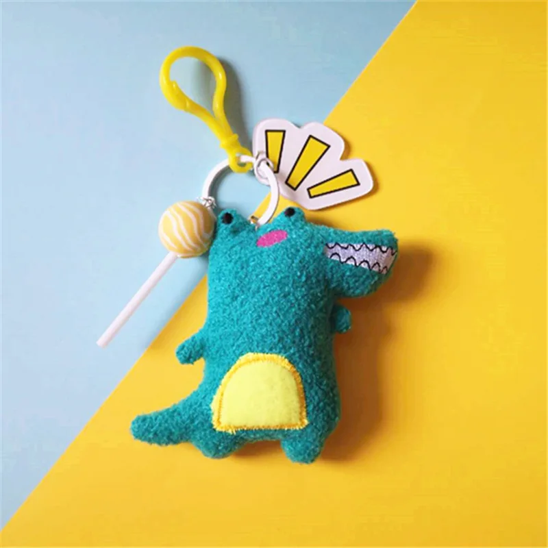 Новинка 2019 года. Очаровательная плюшевая кукла тираннозавра. Брелок для ключей.