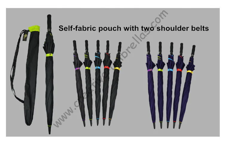 Бесплатная доставка EMS 3 шт./лот зонт для гольфа видимая двухслойная тканевая