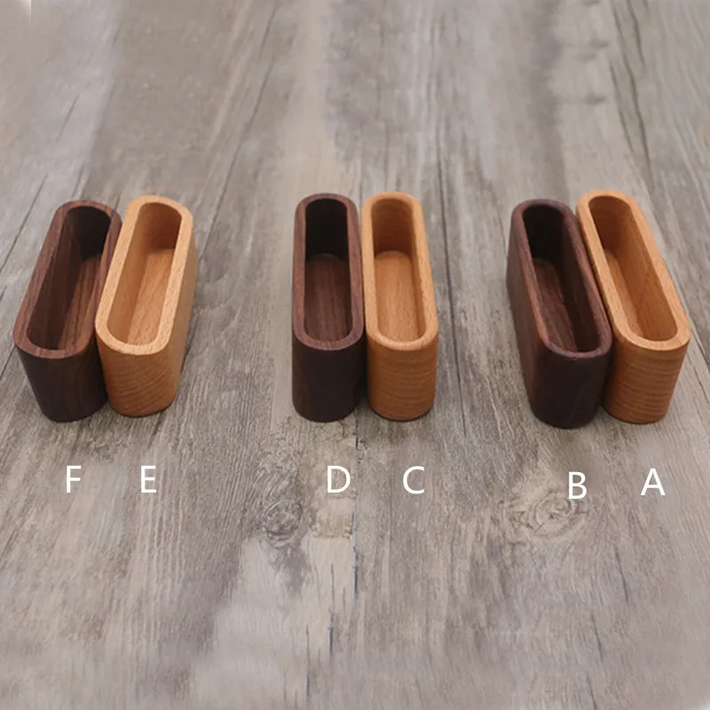 Водонепроницаемый банк держатель для карт деревянный Бизнес ID Имя организатор