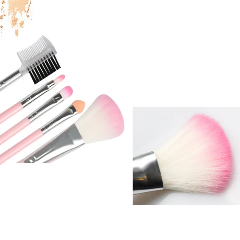 Набор кистей для глаз HENLICS 5 шт./компл. Профессиональная подводка тени век кисть