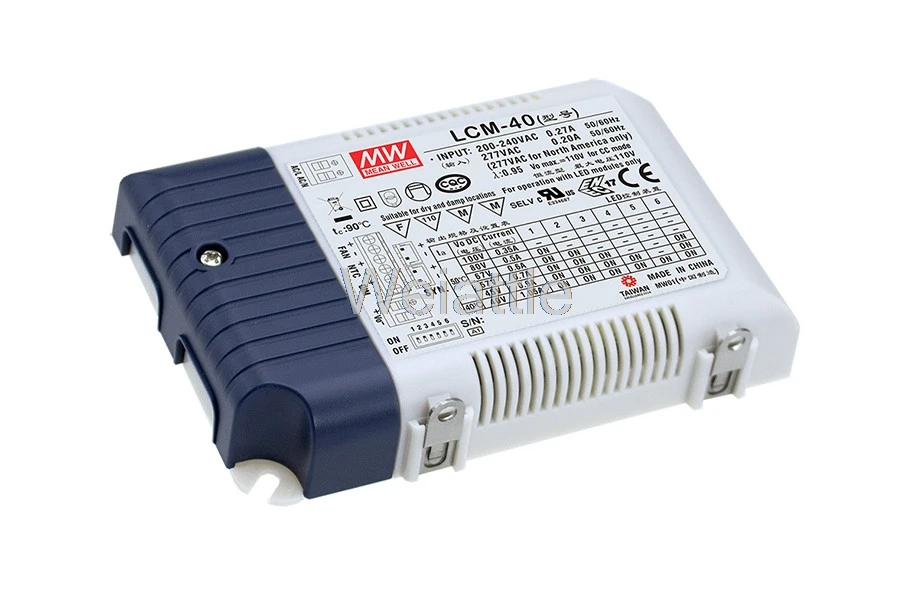 

MEAN WELL оригинальный LCM-40 80В 500мА meanwell LCM-40 80В 42 Вт многоступенчатый выходной ток Светодиодный источник питания