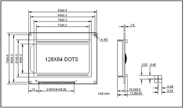 Синий экран LCD 12864 5V дисплей с подсветкой ST7920 Стандартный для Arduino|screen display|backlight