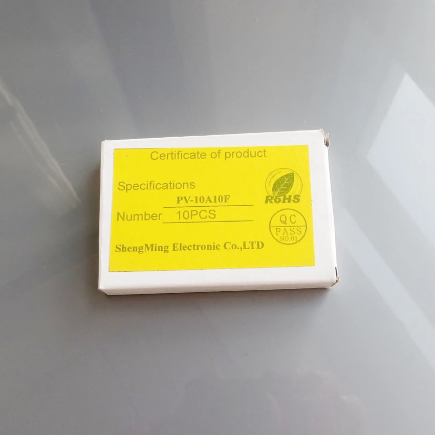 Металлический плавкий предохранитель для солнечных панелей 10 А 1000 В х38 мм 2 шт.|pv