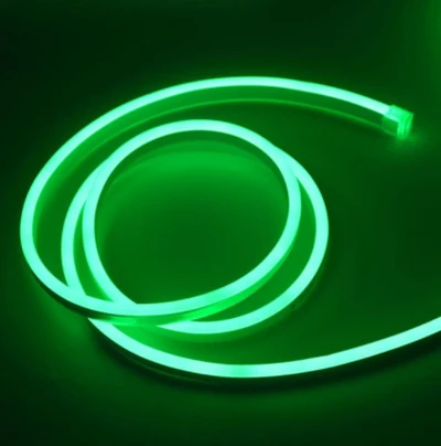 Green DC 12 В светодиодный неоновый светильник 2835 120 светодиодный s/m водонепроницаемый гибкий неоновый ленточный Рождественский Сказочный уличный светодиодный светильник - Испускаемый цвет: Green
