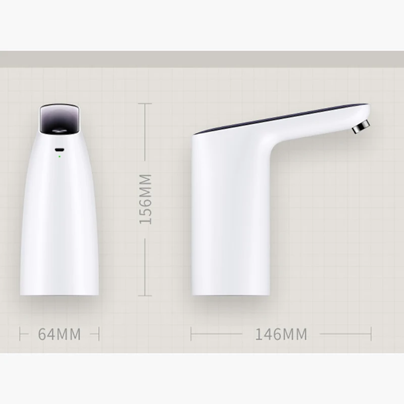 Kbxstart мини электрический USB диспенсер для воды, насос, машина, подставка, умный сенсорный диспенсер для напитков, кран для галлонов, бутылки для воды