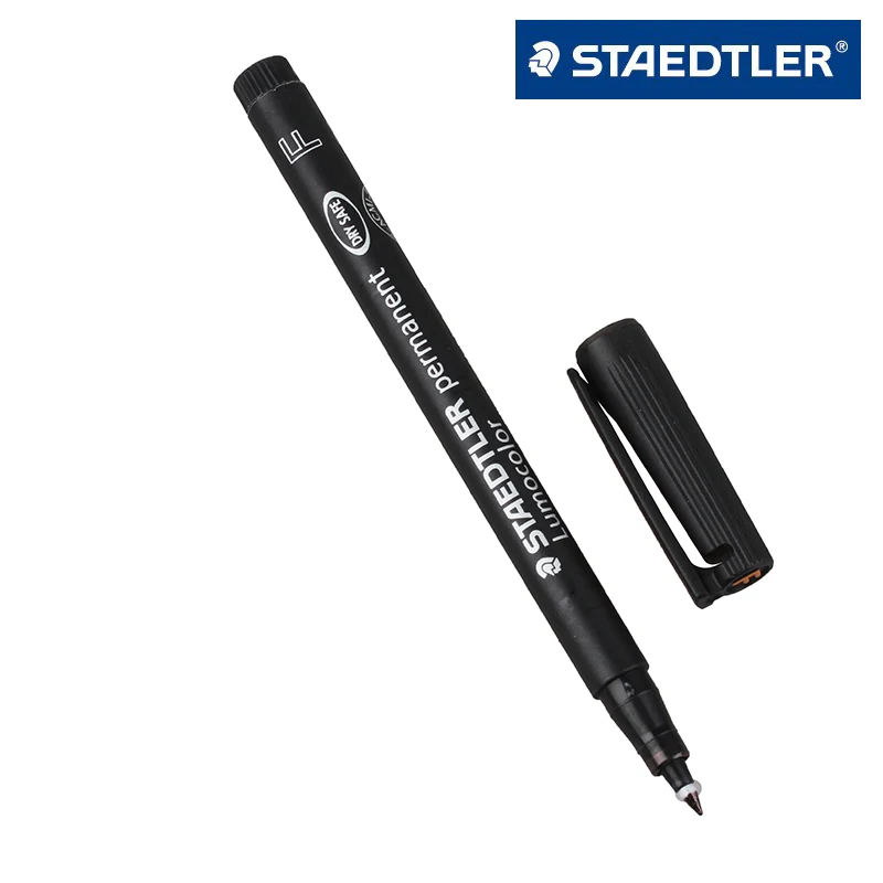 4 шт. Staedtler на масляной основе маркер для CD/маркер для пленки Перманентный IumoColor 313S 318F 317 м 0,4/0,6/1,0 мм красный/синий/зеленый/черный