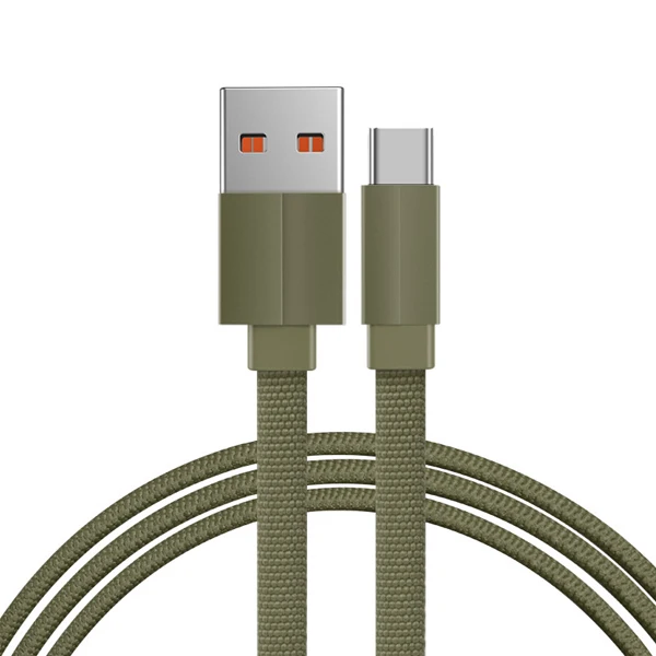 B-B-ArmyGreen-Type-C Плоский кабель USB type-C кабель 0,25 m-3 m кабель для синхронизации данных для samsung Xiaomi Быстрая Зарядка Кабели для мобильных телефонов - Цвет: B-B-ArmyGreen-Type-C