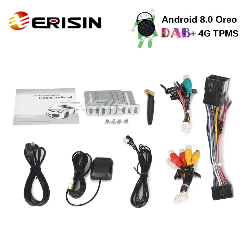 Erisin ES7841U 7 "Универсальный 2 Din HD Android 8 0 Автомобильный мультимедийный MP4 давления