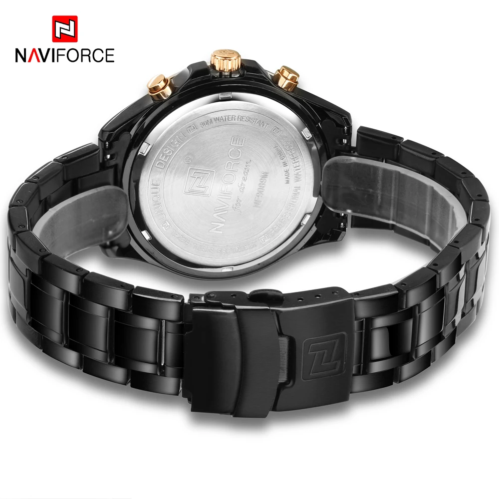NAVIFORCE спортивные кварцевые часы для мужчин Топ бренд роскошные мужские модные с