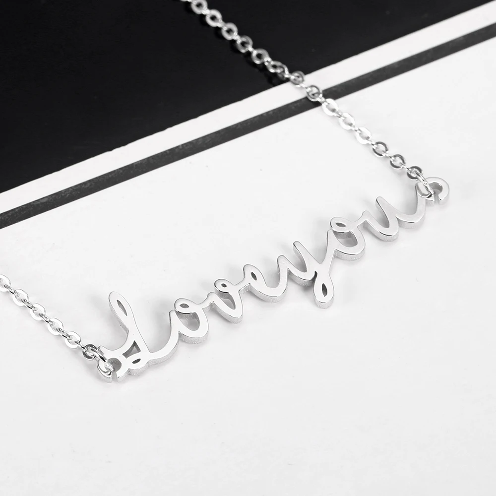 L11 пользовательские персонализированные именные браслеты почерк Подпись