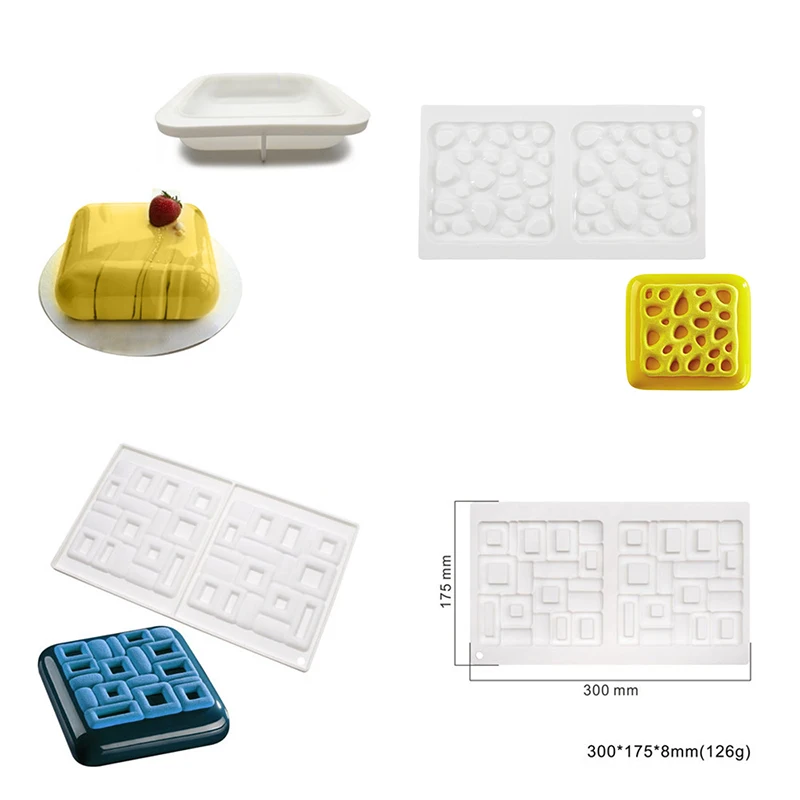 Силиконовая форма сделай сам для торта мусса десерта необычная инструмент