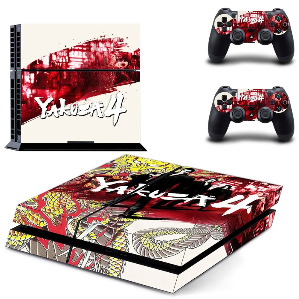 Play Station 4 ps виниловые наклейки ps4 контроллер наклейка КОЖА adesivos pegatinas vinilo PS4 adesivo