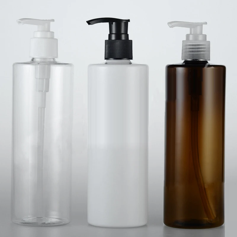 

20pcs 350ml Screw Pump Bottle Plastic Press Lotion Bottle Empty Cosmetics Containe Shampoo Body Wash Bottle