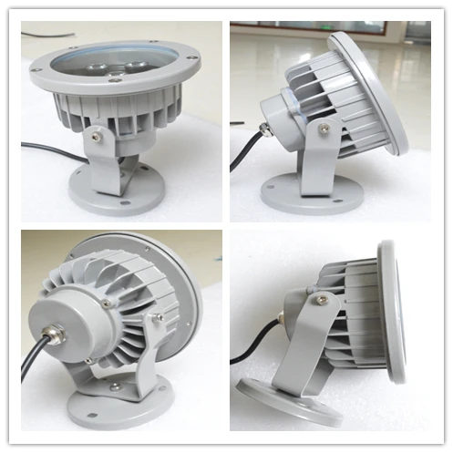 Светодиодный светильник 3 Вт 5 7 9 12 15 24 AC110V AC220V наружный настенный отражатель RGB