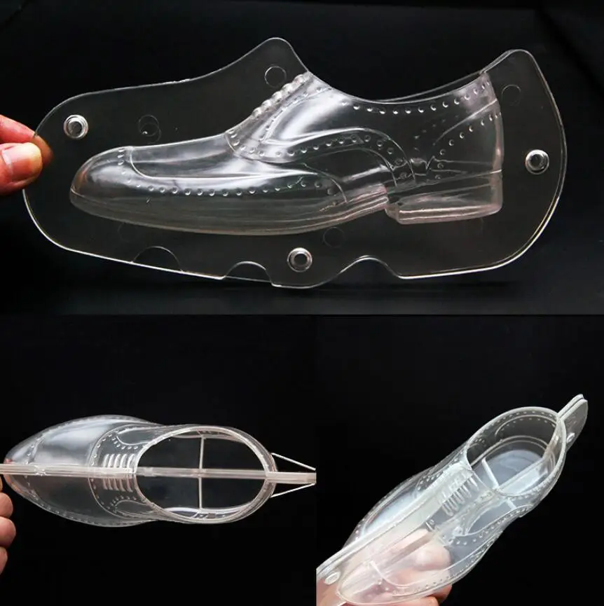 Новинка кожаная мужская обувь Пластиковая форма для шоколада 3D формы конфет и