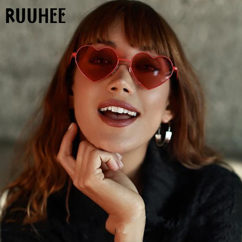 RUUHEE сердце открытый велосипед UV400 очки для женщин Спорт велосипед Vantage любовь форма солнцезащитные очки защитные очки солнцезащитные очки