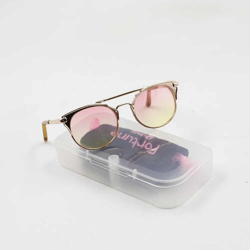 pink mix yellow Blyth ICY 1/6 куклы модные очки пять цветов Подарочная игрушка - Цвет: pink mix yellow