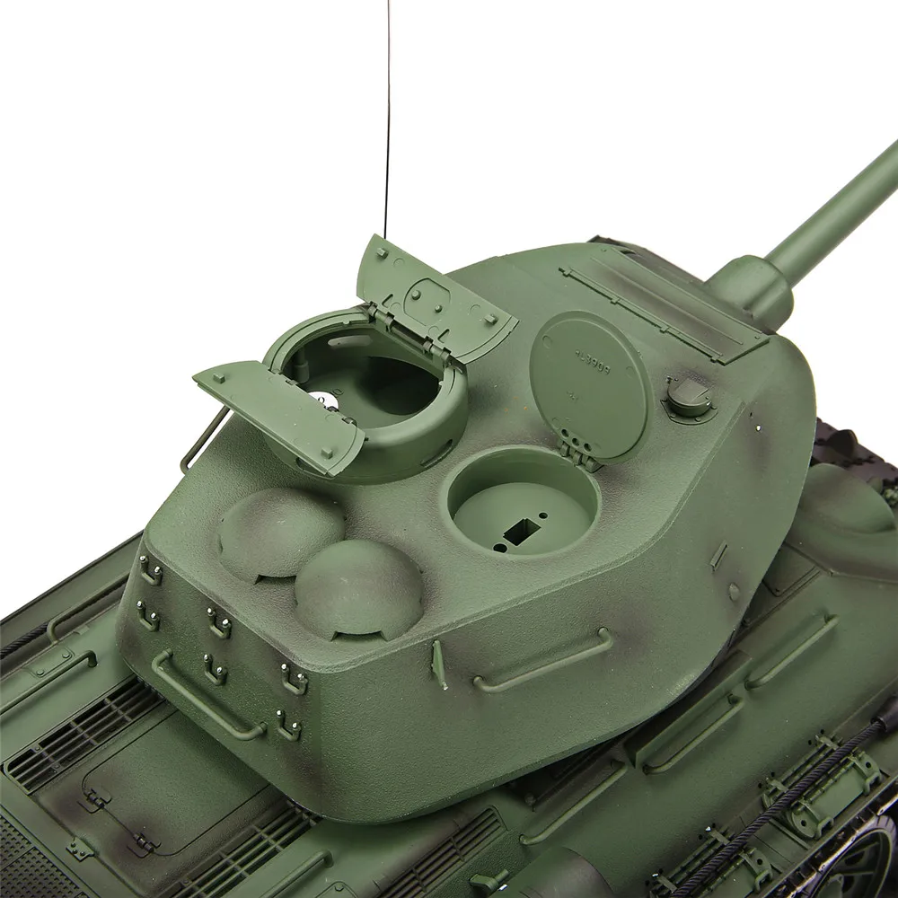 Heng Long 3909-1 1/16 2,4G T-34 Rc автомобиль боевой танк металлический трек ж/звук дым игрушка