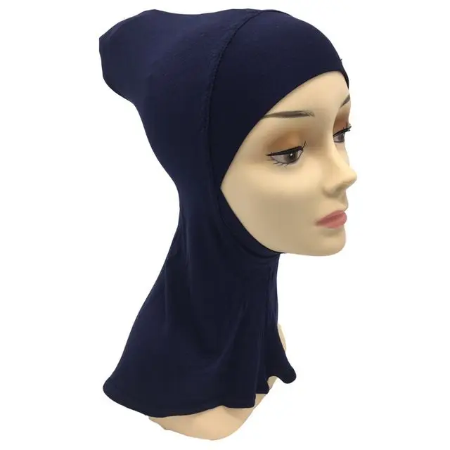 17s08-navy blue Качественные длинные шифоновые сарвы хиджабы для женщин, одноцветная шаль на голову для исламских женщин, мусульманский платок на голову, накидка phasmina 175*70 см - Цвет: 17s08-navy blue
