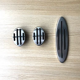 Carmonsons для Mini Cooper One Hatch Хардтоп Countryman JCW R56 R60 R61 F54 F55 F56 газового топлива сцепления педаль тормоза колодки стайлинга автомобилей - Название цвета: MT