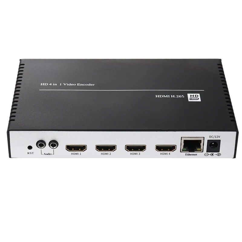 4 канальный HDMI видеокодер H.265 и H.264 IP потоковое видео для Wowza xtream кодов Facebook|Теле-