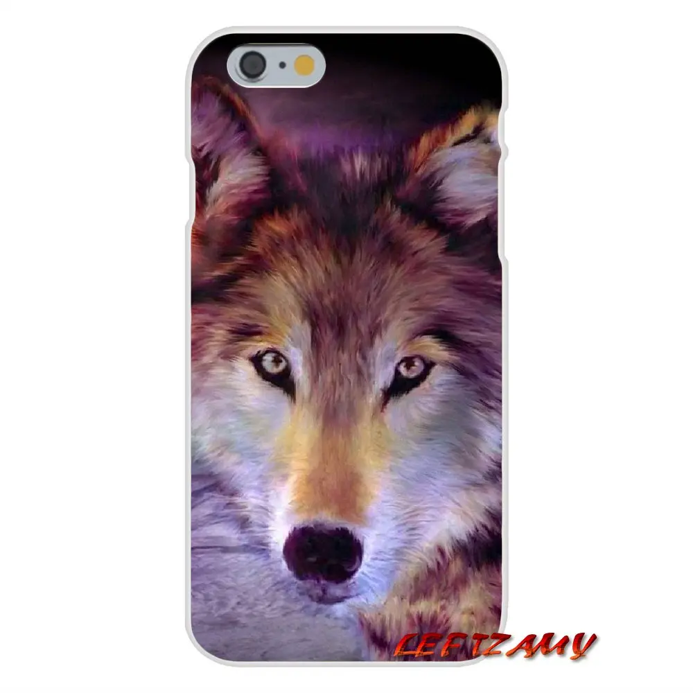 Аксессуары чехлы для телефонов Чехлы iPhone X XR XS MAX 4 4S 5 5S 5C SE 6 6S 7 8 Plus Fantasy blood moon wolf fierce