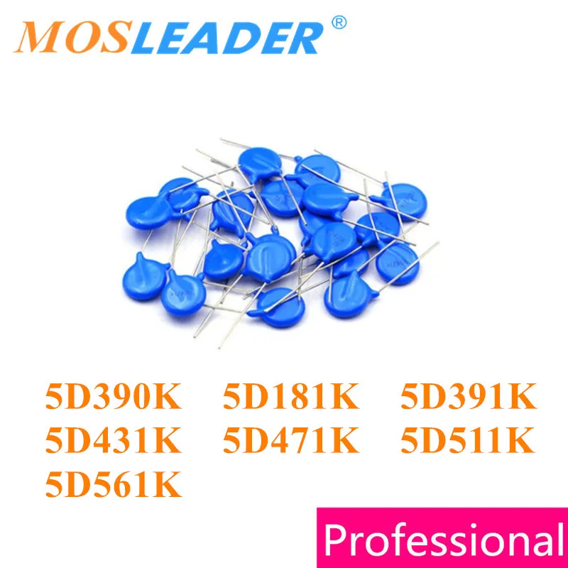 Mosleader 1000PCS 5MM 5D390K 5D181K 5D391K 5D431K 5D471K 5D511K 5D561K DIP Varistor 5D390 5D181 5D391 5D431 5D471 5D511 5D561