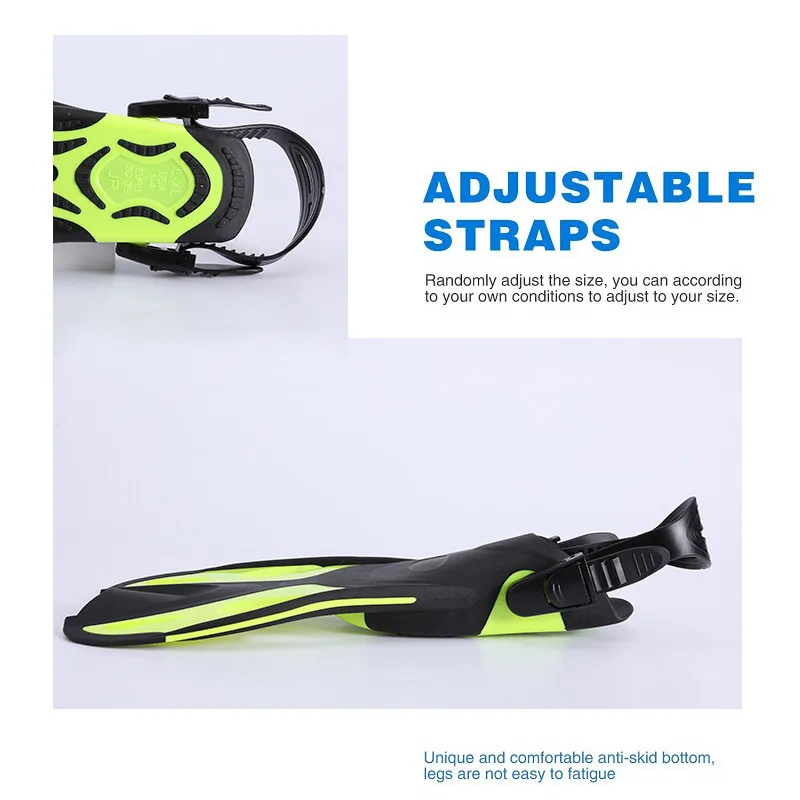 Плавники для плавания Плавающие размер путешествий регулируемые сноркелинга