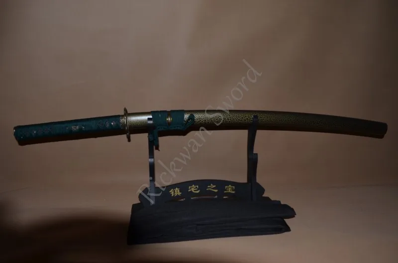 

Handmade Katana Japanese Samurai Dragon&Snake Kendo Sword 1060 High Carbon Steel Alloy Tsuba Full Tang Knife Battle Ready