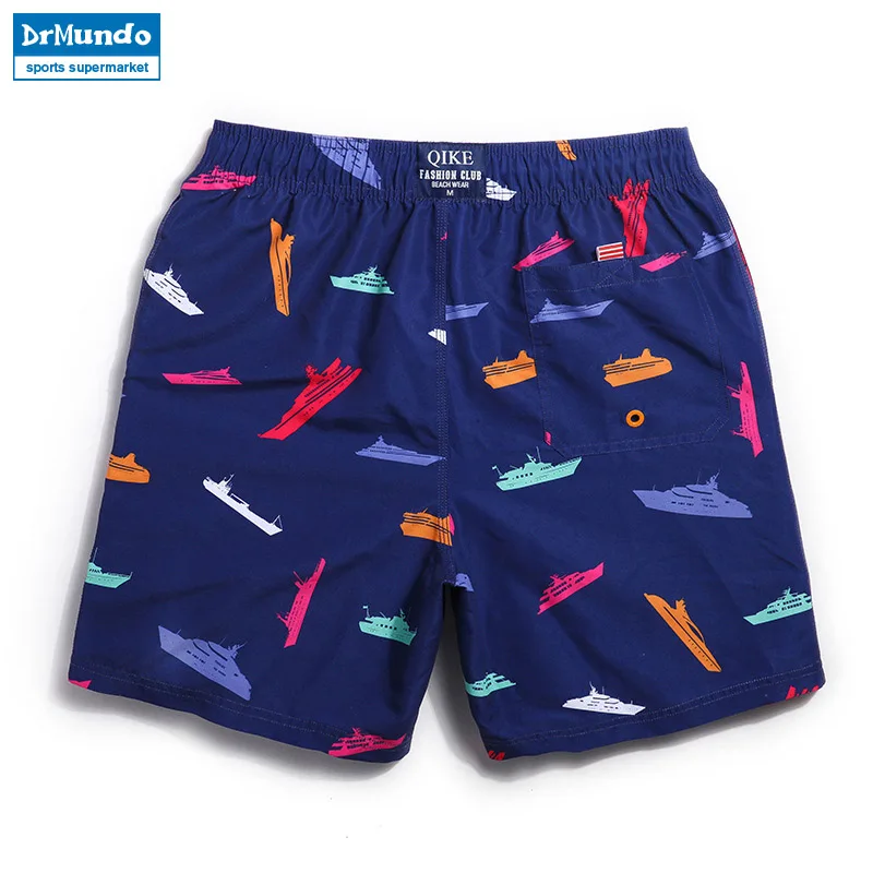 Пляжные шорты для мужчин темно-синего цвета летний купальный костюм бегунов