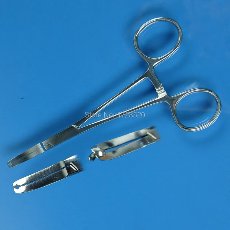 2015 оптовая продажа 5 шт. из нержавеющей стали тонкий дермальный якорь KELLY щипцы