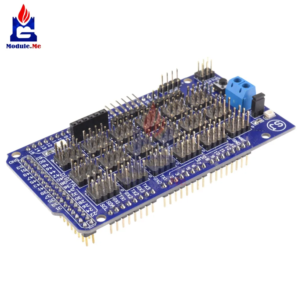 Датчик Mega Shield V2.0 V2 для Arduino ATMEGA 2560 R3 1280 ATmega8U2 ATMEL AVR|atmel avr|arduino sensor shieldshield for arduino |