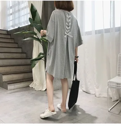 2019 Осенняя Новая женская футболка в Корейском стиле большого размера кружевная