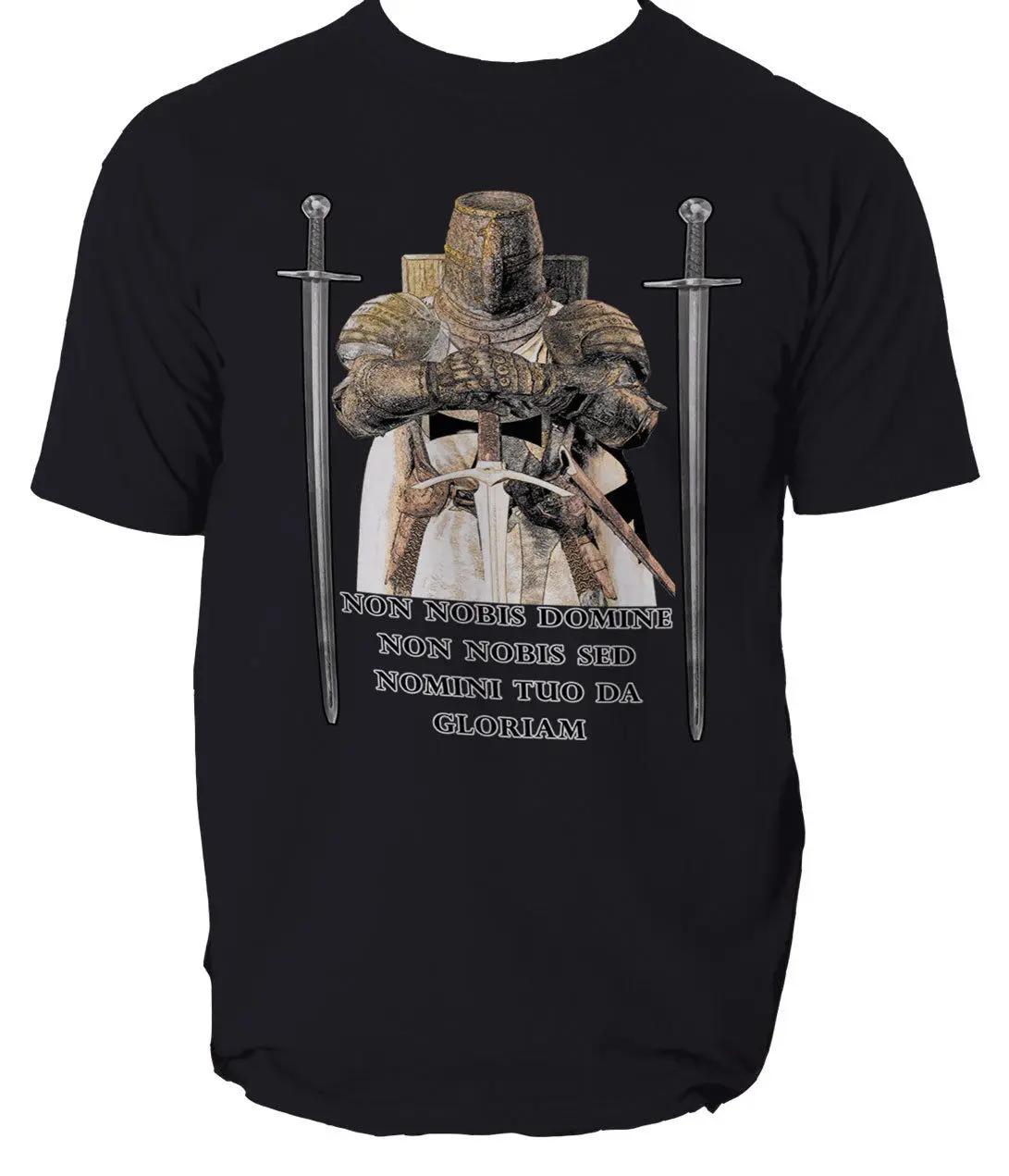 Templar футболка Рыцари Новый рыцарь Teutonic Crusader хлопок Футболка|Мужские футболки| |