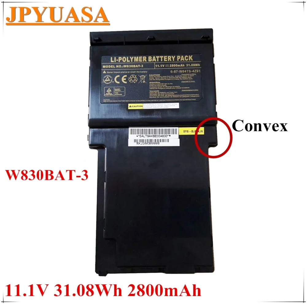 

Оригинальный аккумулятор для ноутбука 7XINbox, 11,1 В, 2800 мА/ч, 31,08wh, для CLEVO WW830T, W840T, VNB130, 6-87-W84TS-4Z91