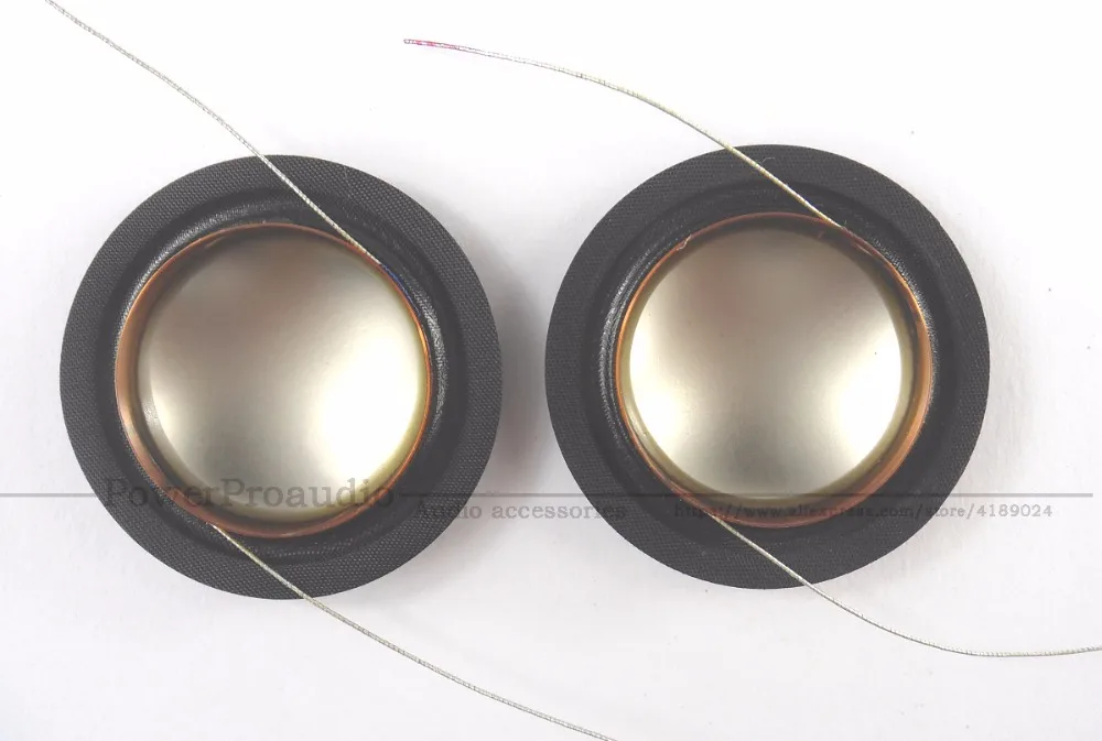 2 шт. Купольные высокочастотные динамики из титана и шелка 25 4 мм 5 (1 дюйм) 8
