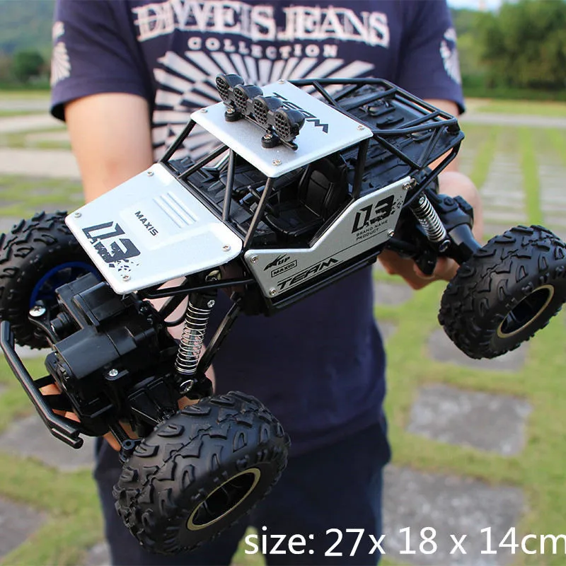 1:12 4WD RC автомобили обновленная версия 2,4 г радио Управление RC Cars игрушки багги High speed грузовиков Off- грузовых автомобилей игрушки для детей - Цвет: 27cm White metal