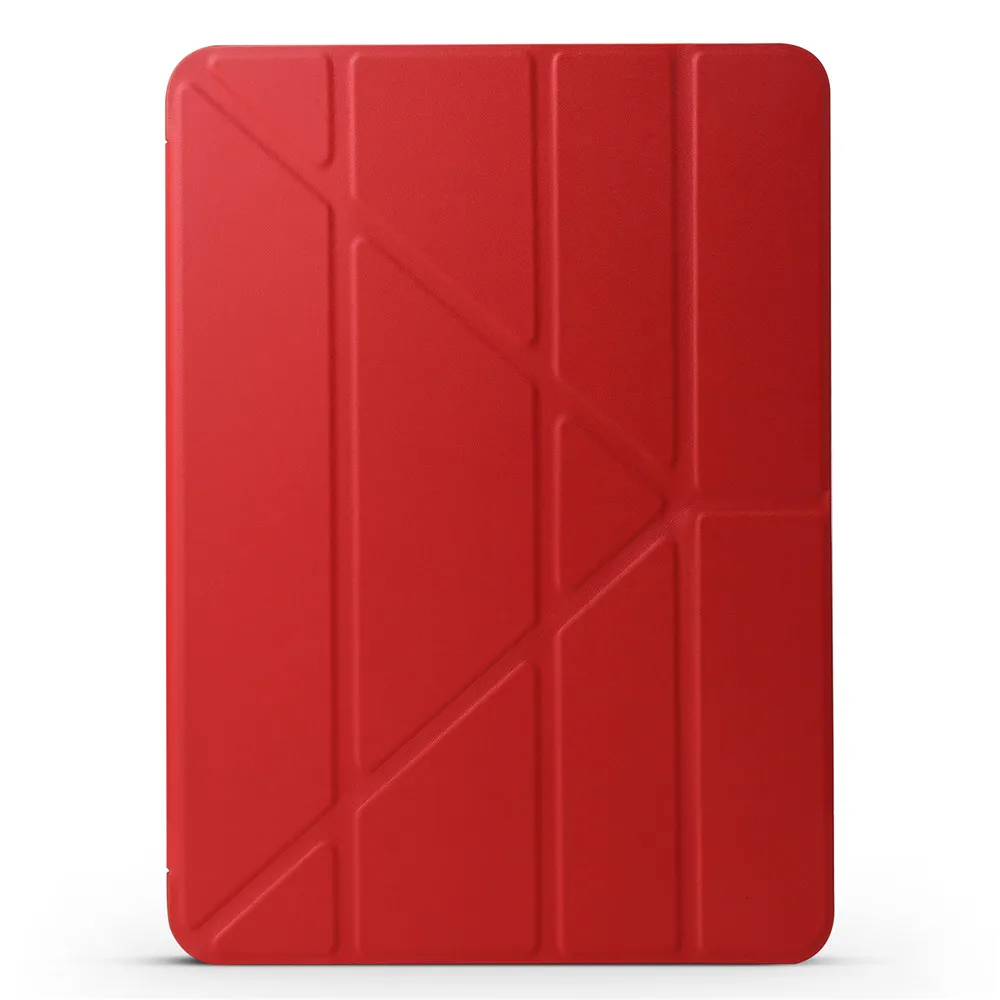 Red Многоразовый чехол для планшета для iPad Pro 11 из искусственной кожи трансформеры, чехол-подставка, умный чехол с функцией автоматического сна для iPad Pro 11 дюймов - Цвет: Red